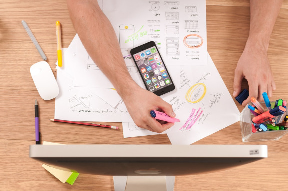 landing page mockup design